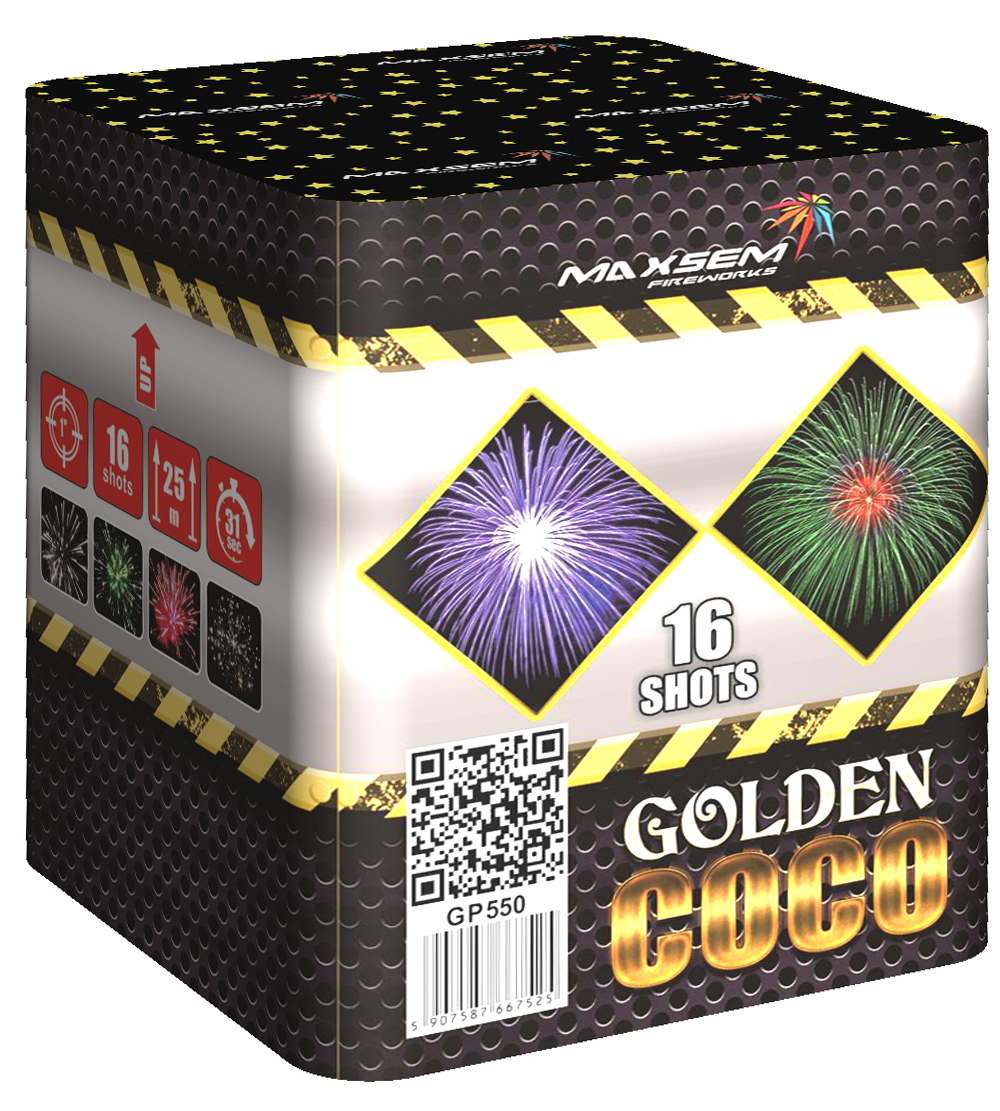 GP550, Батареи салютов "GOLDEN COCO"
